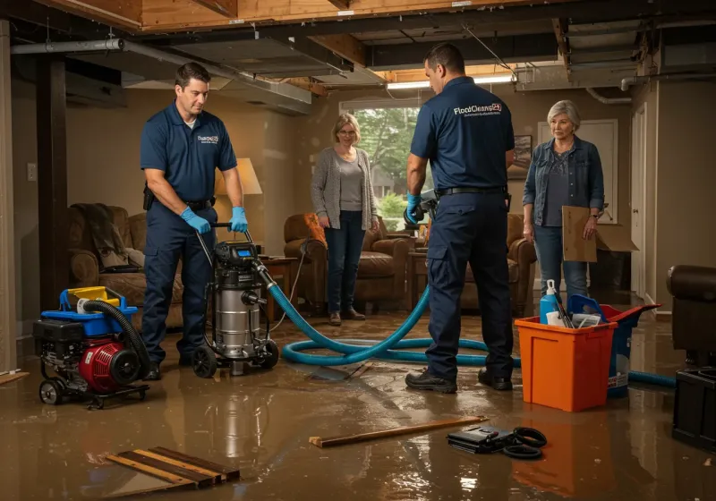 Basement Water Extraction and Removal Techniques process in Trenton, MI